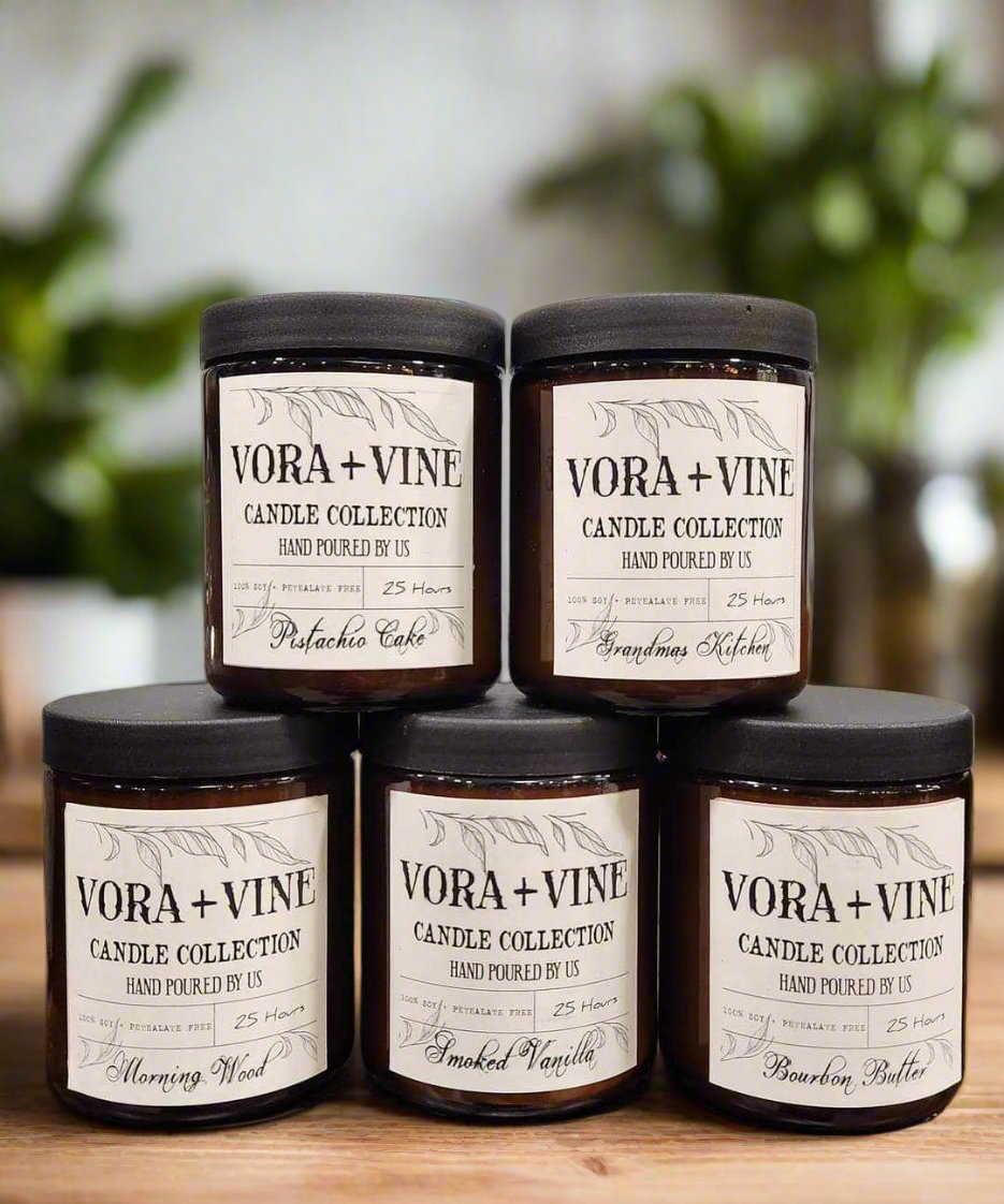 Vora + Vine Exclusive Candle Collection
