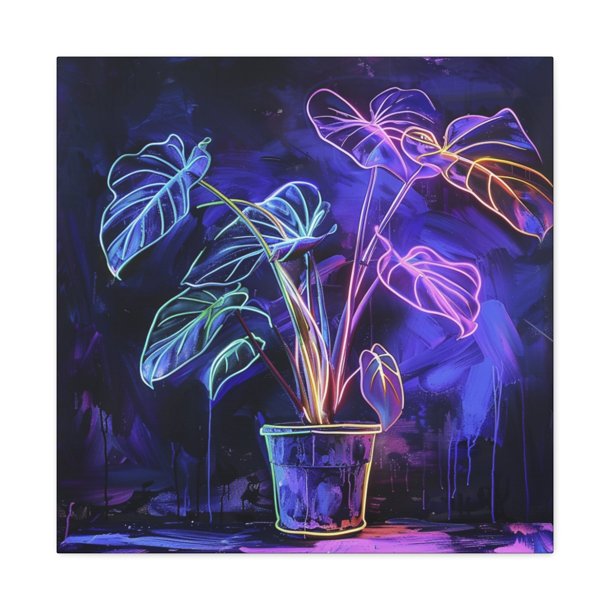 McDowell Neon Canvas Print