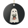 Ghost Gift Ceramic Ornament