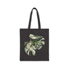 'Monstera Albo' Canvas Tote Bag