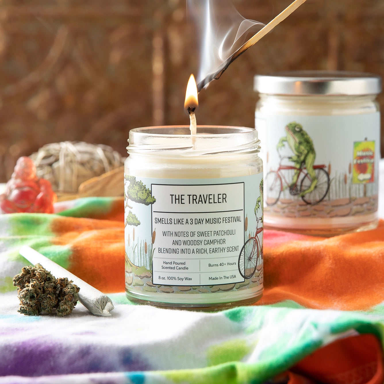 Patchouli Scented Soy Candles | The Traveler