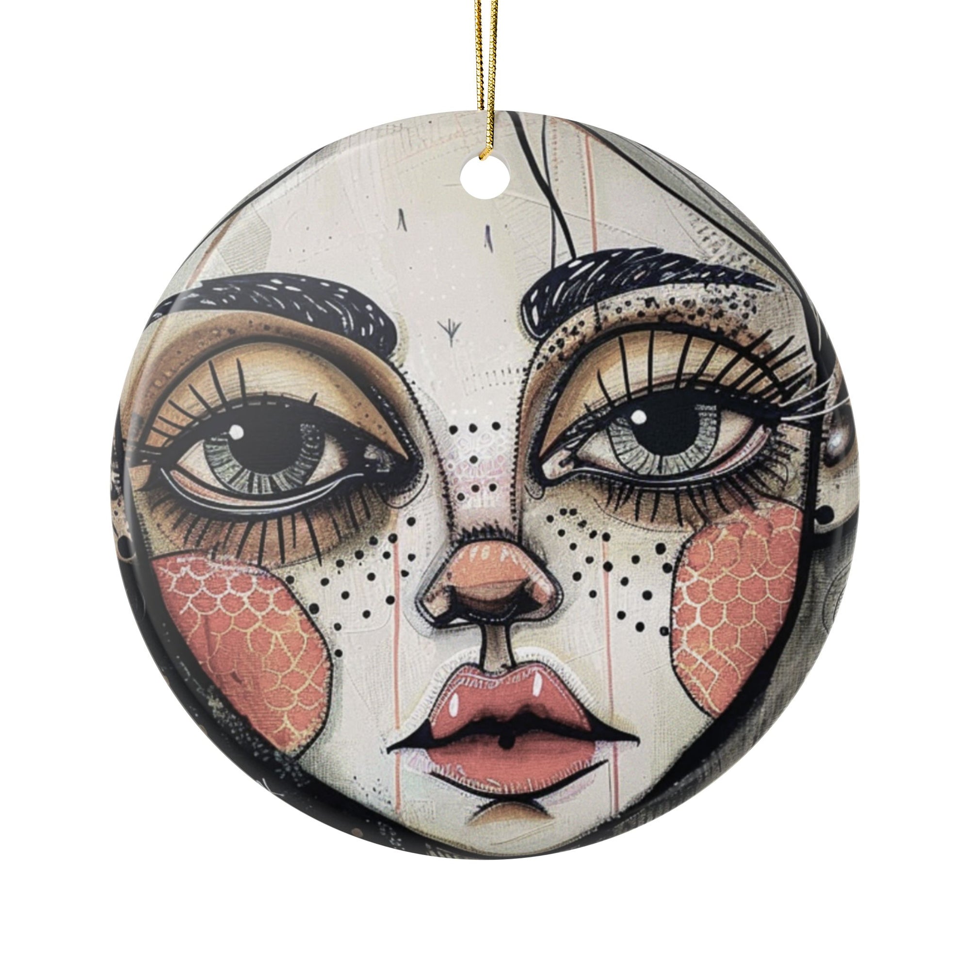 'The Lady' Ceramic Ornament