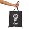Keyhole Canvas Tote Bag