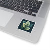 Teal Leaves Sticker