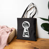 Keyhole Canvas Tote Bag
