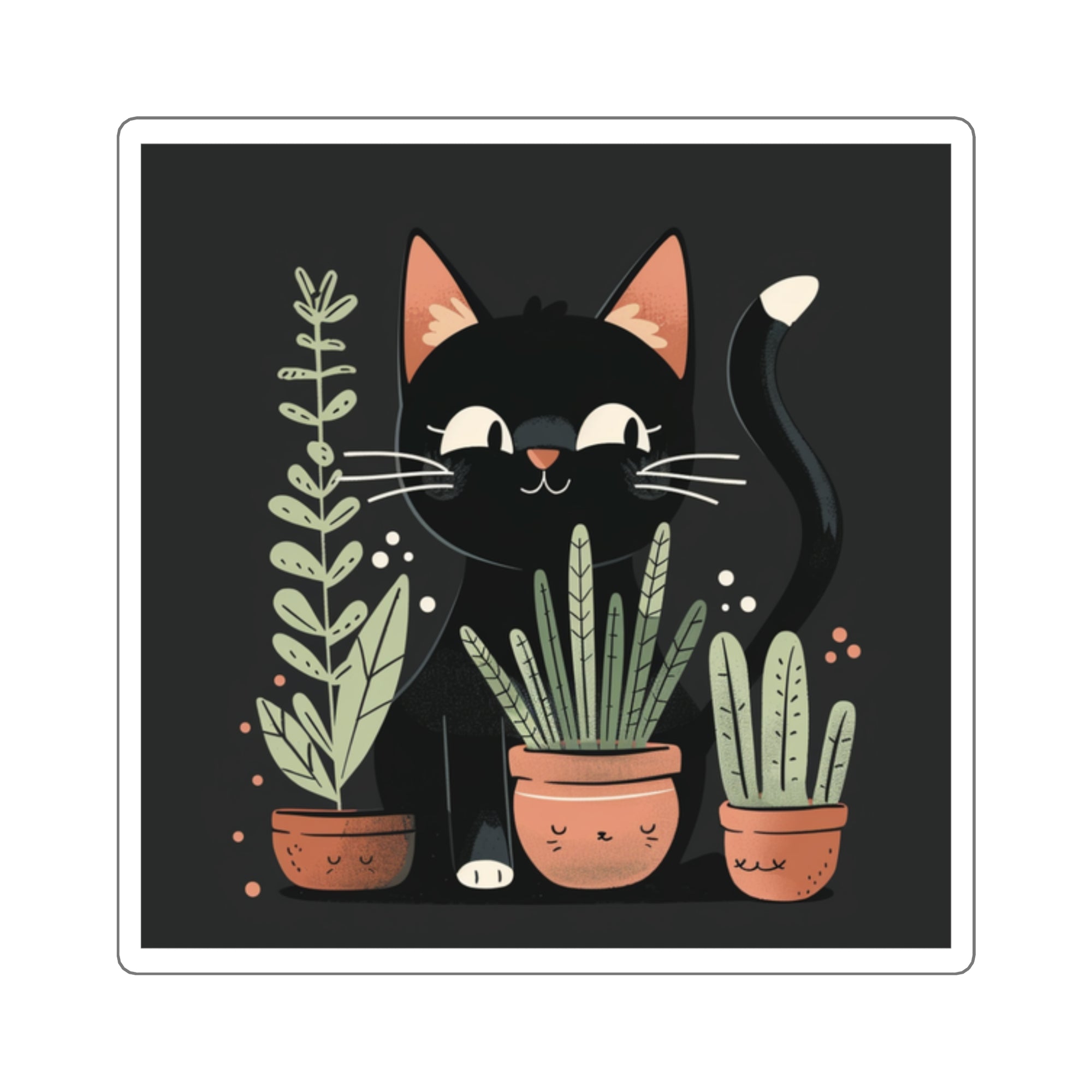 Black Cat Collector Sticker