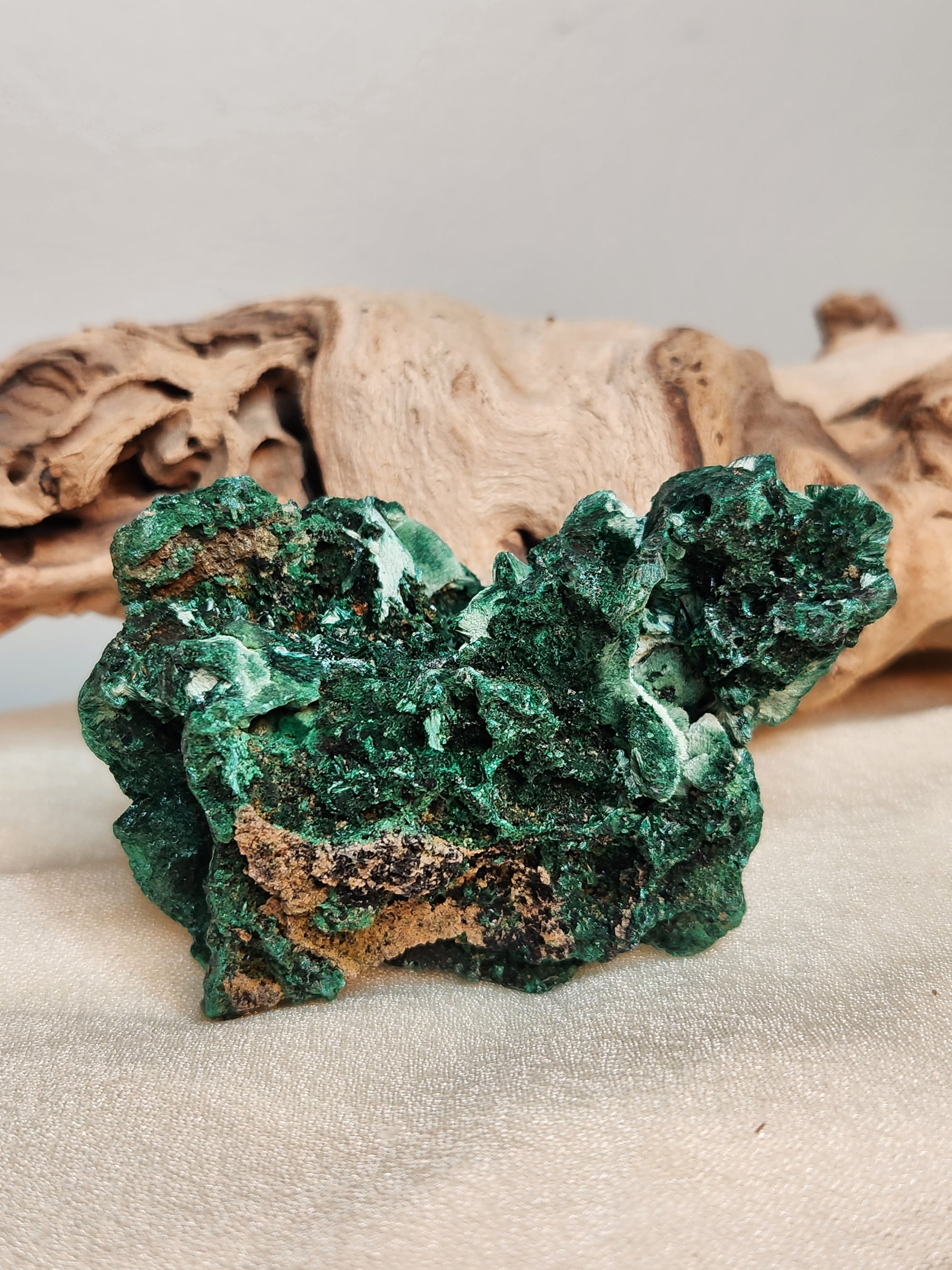 Fibrous Malachite #121