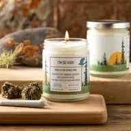 Cannabis Scented Candle | I'm So High
