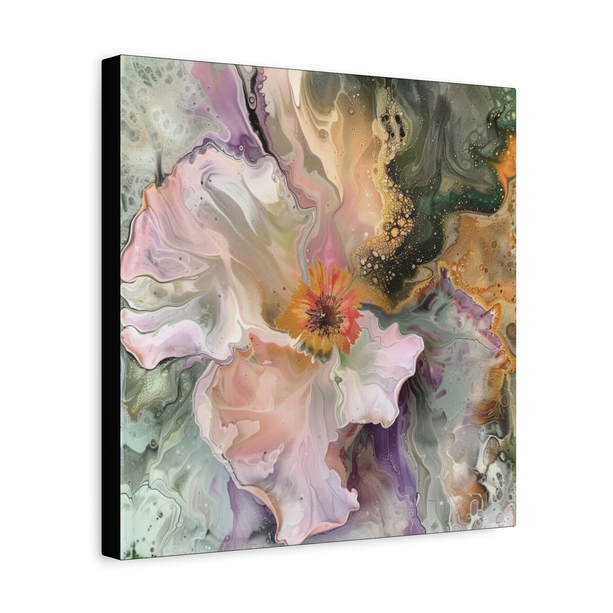 Abstract Peony Canvas Print