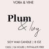 Plum + Ivy | Vora + Vine Candle