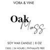 Oak & Moss | Vora + Vine Candle