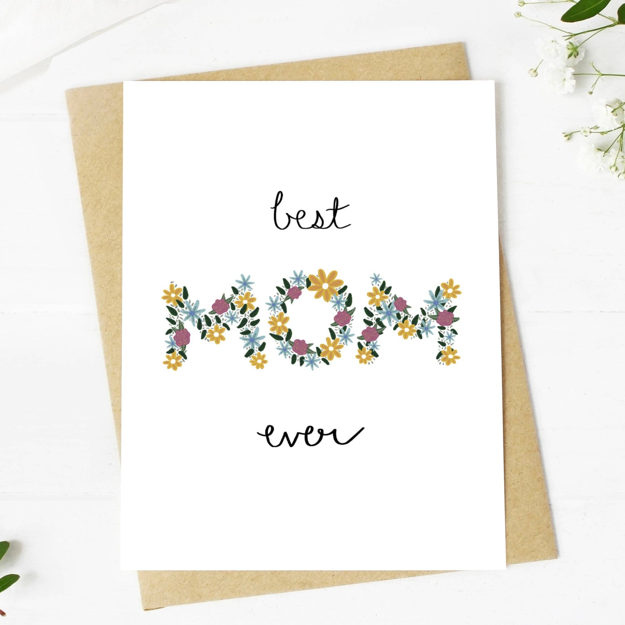 "Best Mom Ever" Card