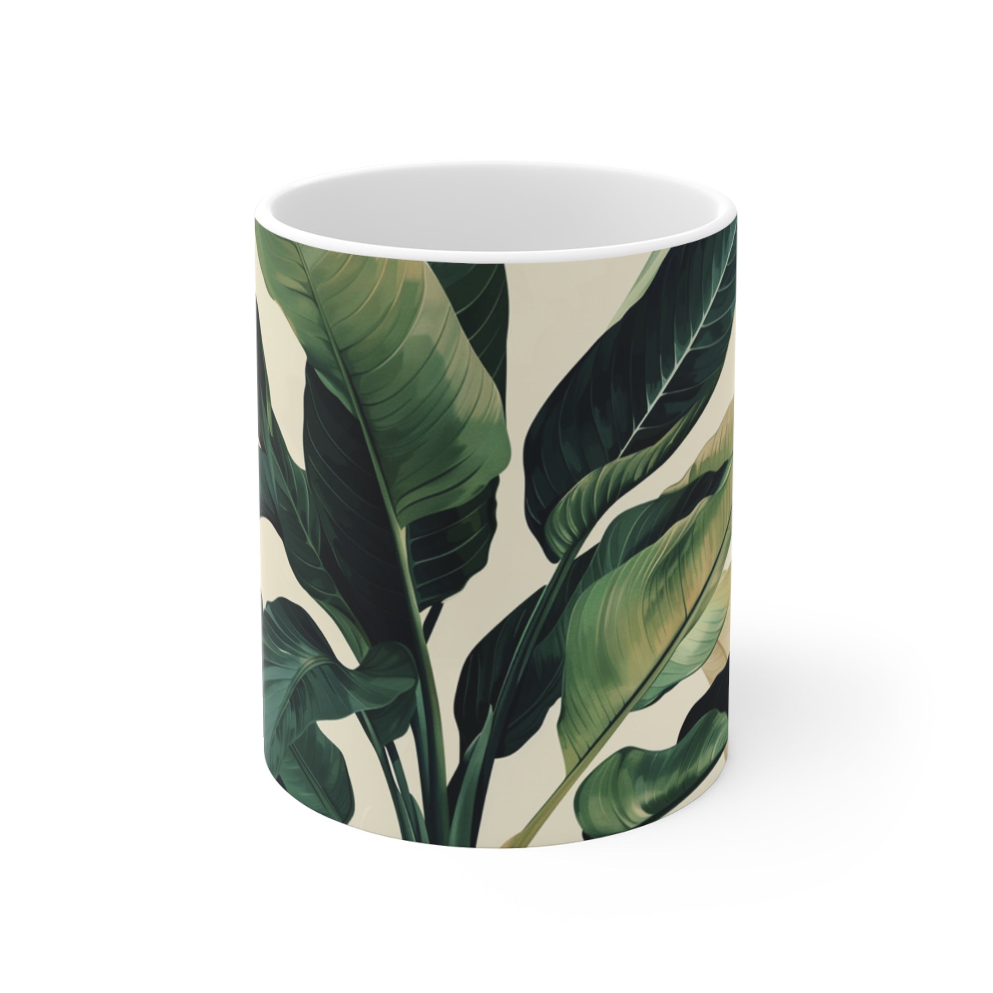 Botanical Leaf Coffee Mug