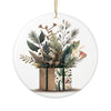 Botanical Gift Ceramic Ornament