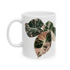 Black Pink Velvet Alocasia Coffee Mug
