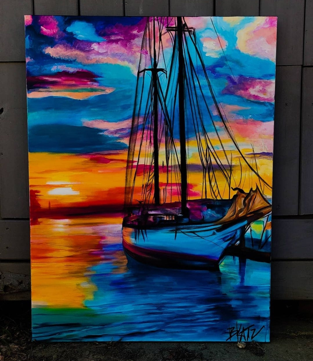 Sail Away Sail Away Original Painting