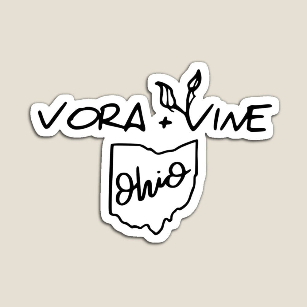 Vora & Vine Logo Magnet