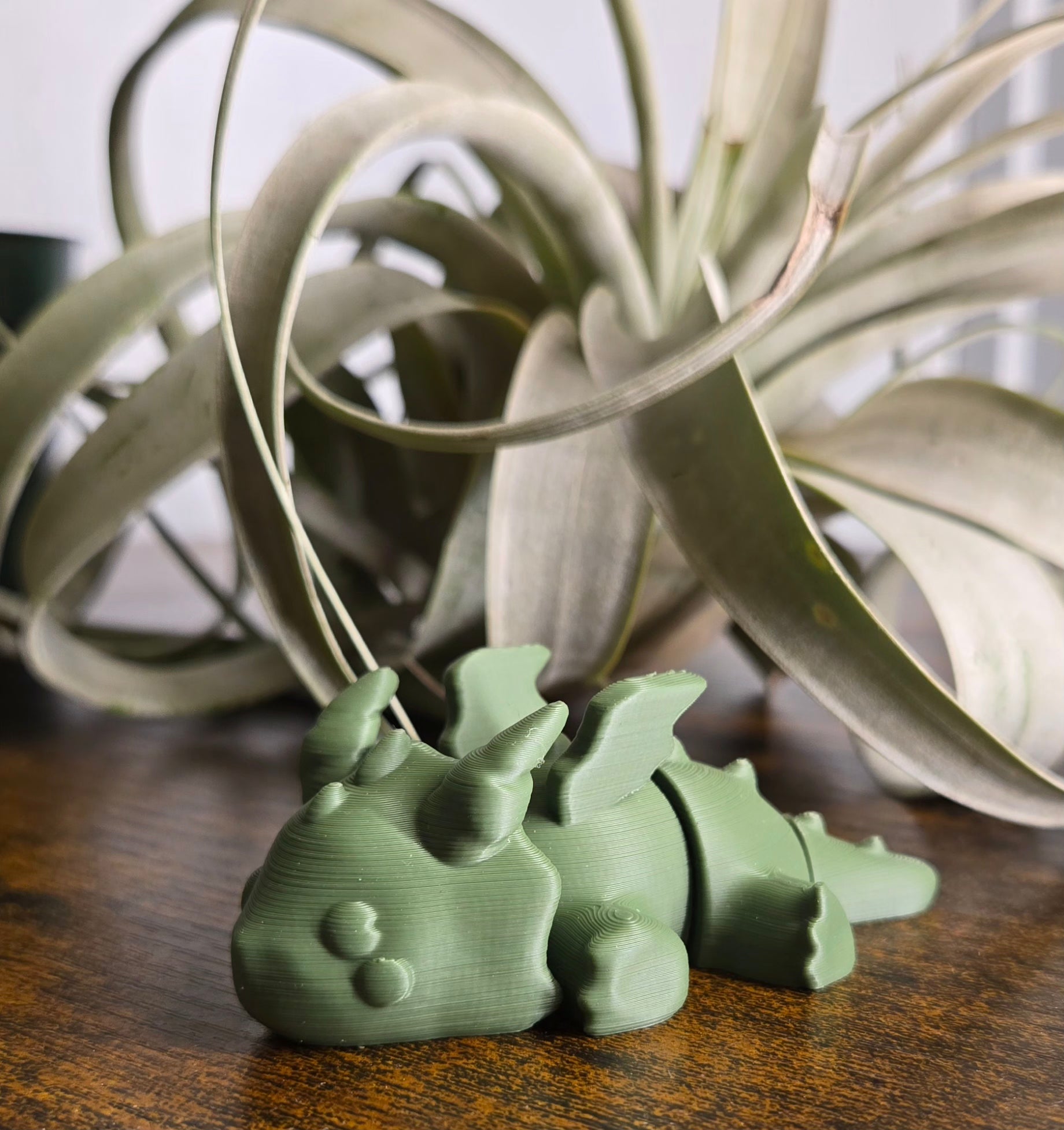 Olive Printed Axolotl Flexi