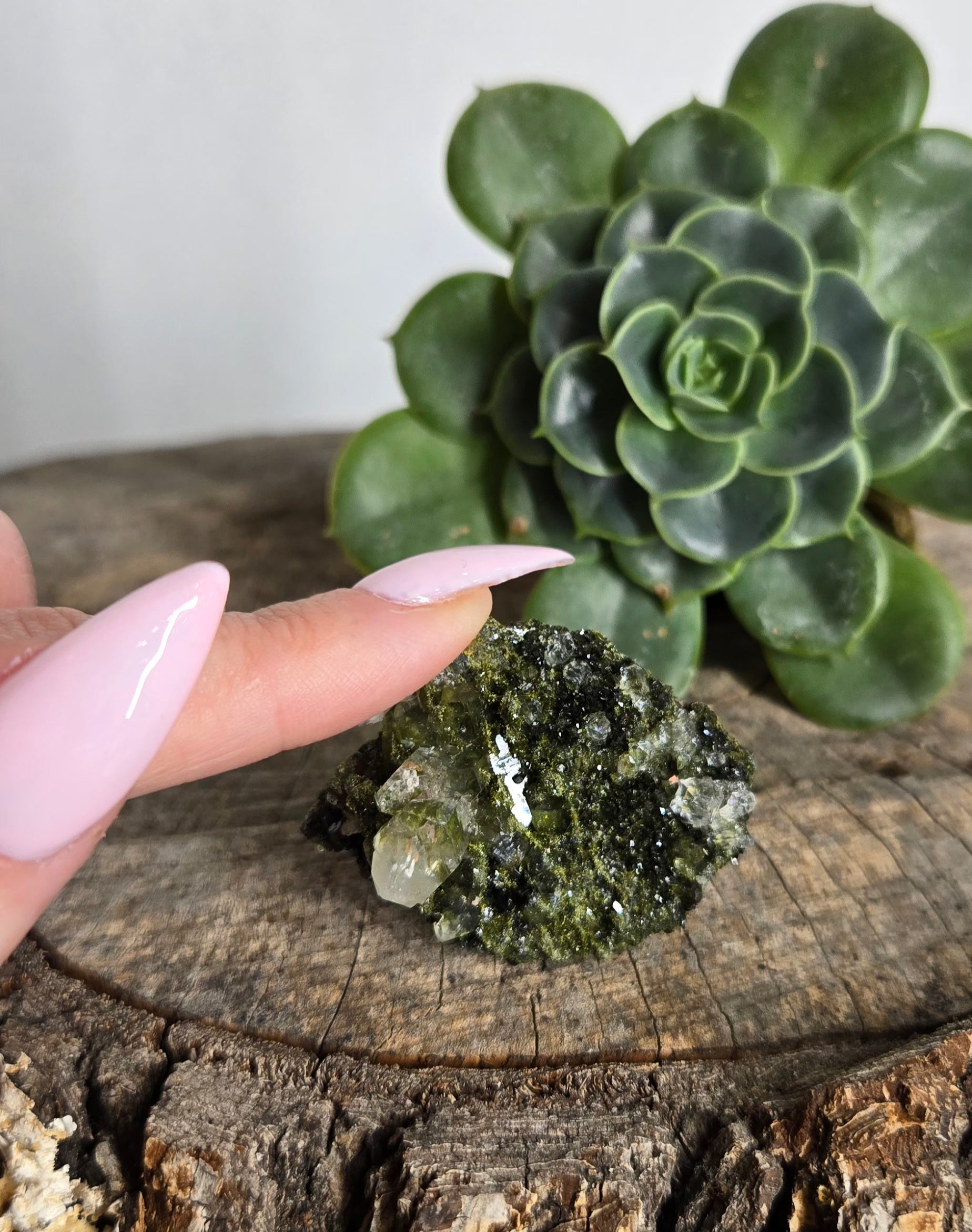 Epidote and Quartz