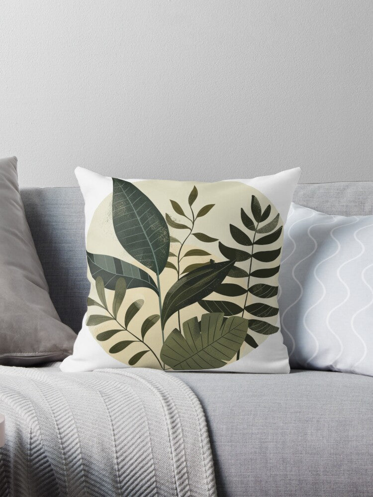 Plant People Throw Pillow