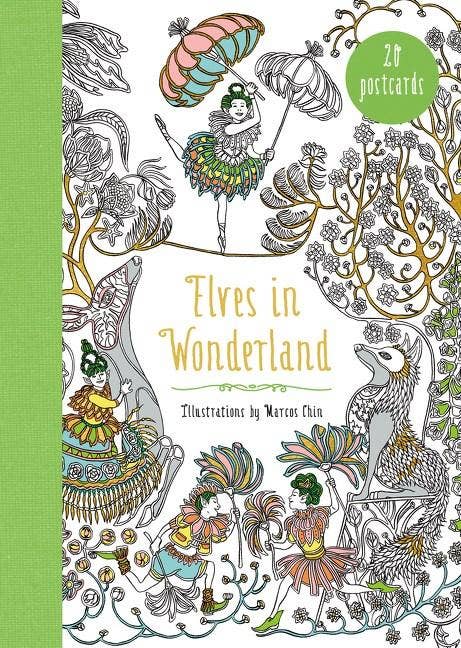 Elves in Wonderland A Coloring Book